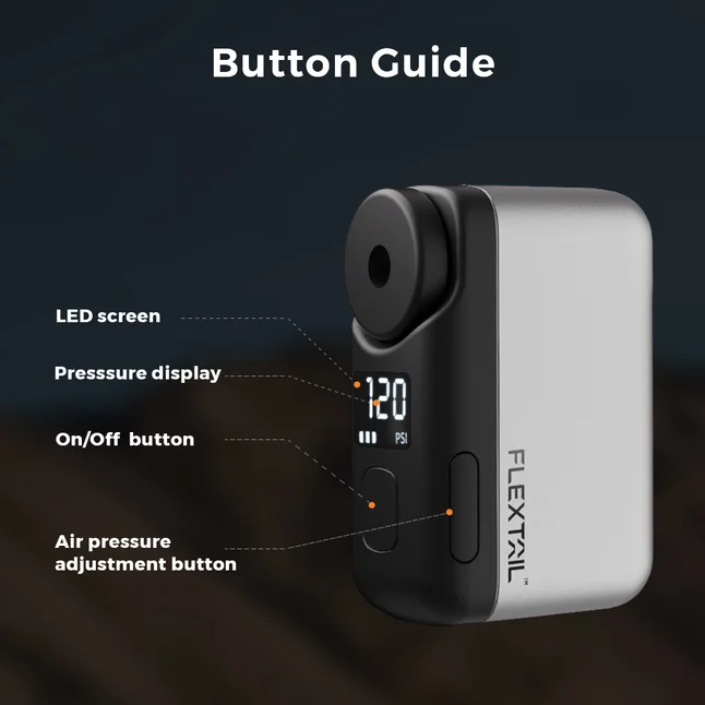 Велосипедний міні насос електричний Flextail Tiny Bike Pump Pro, 120 PSI — Photo 40