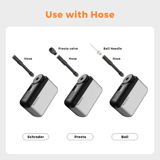 Велосипедний міні насос електричний Flextail Tiny Bike Pump Pro, 120 PSI — Photo 43