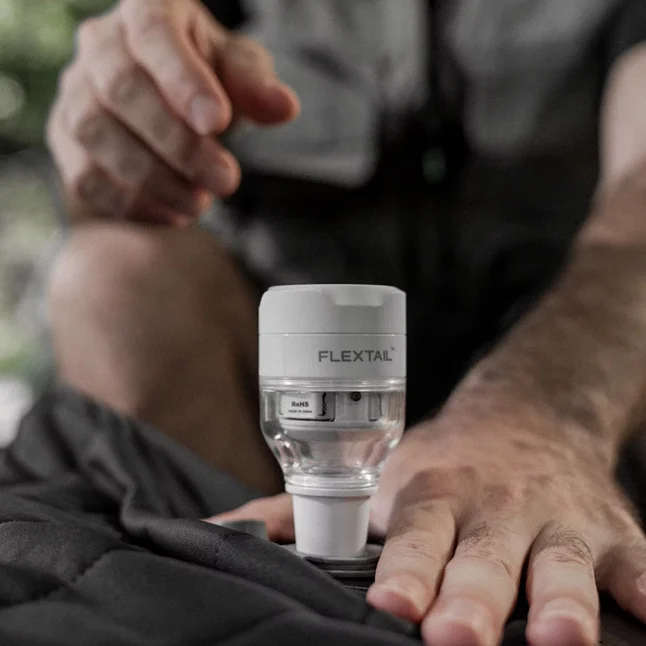 Насос-фонарь кемпинговый Flextail Tiny Pump 3X, белый — Photo 2