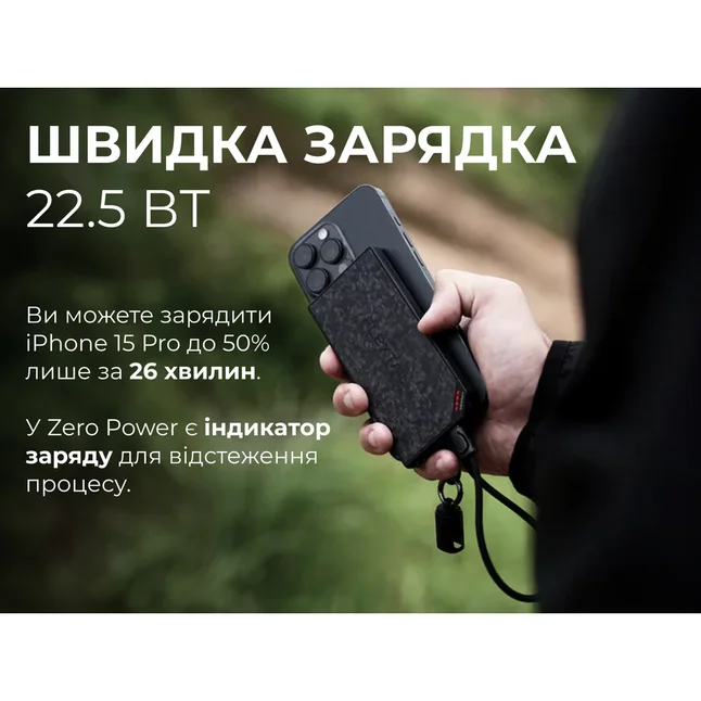 УМБ Vollyc by Flextail powerbank Zero Power 10000 mAh, 22,5W, 3A, Fast Charge — Photo 5
