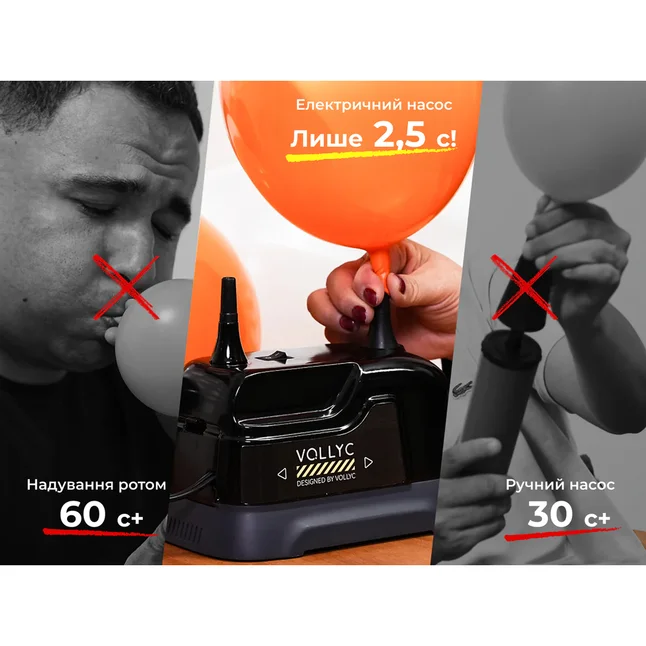 Електричний насос для повітряних кульок Vollyc Evo Baloon Pump by Flextail — Photo 2