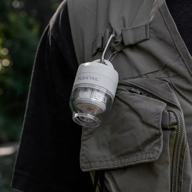 Насос-фонарь кемпинговый Flextail Tiny Pump 3X, белый — Photo 4