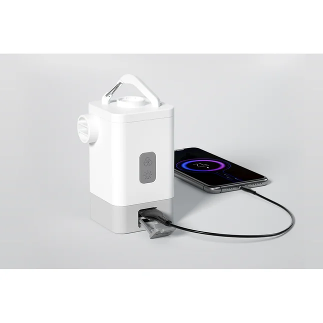 Насос-ліхтар-powerbank кемпінговий Flextail Max Pump 2 Plus, білий — Photo 10