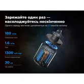 Розкурювач для кальяну Flextail Hookah Pump, чорний — Photo 6
