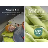 Надувна подушка Flextail Tiny Pillow, зелений — Photo 6