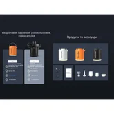 Насос-ліхтар кемпінговий Flextail Tiny Pump Х, помаранчевий — Photo 7