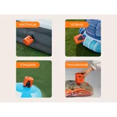 Портативный воздушный насос Flextail Evo Pump 3, 1000 л/мин, оранжевый — Photo 12