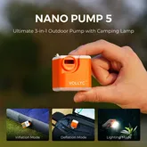 Насос кемпінговий Vollyc Ezy Pump by Flextail, помаранчевий — Photo 7